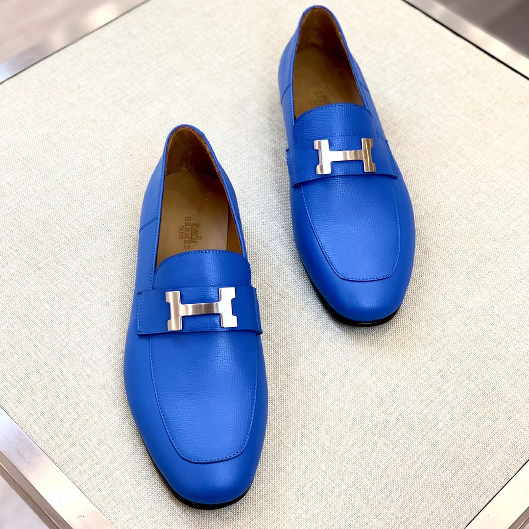 HM Men's Paris Loafer Cobalt Calfskin 539694