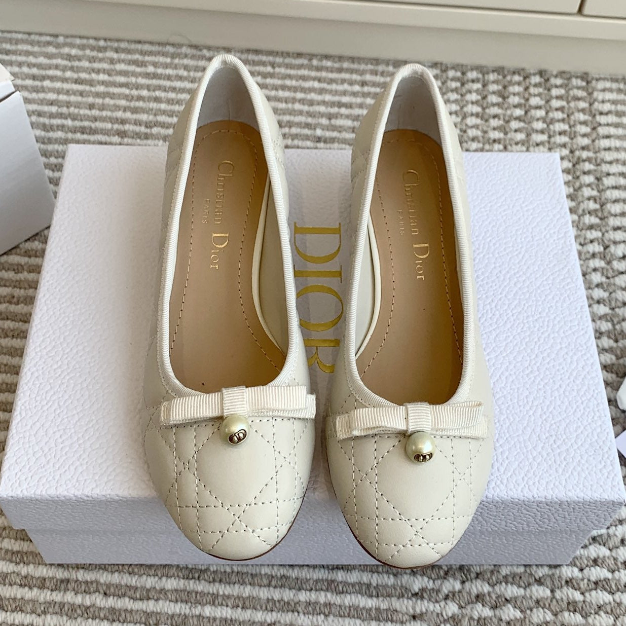 Dior 2026 Bow Pump 30mm Sheepskin 884802