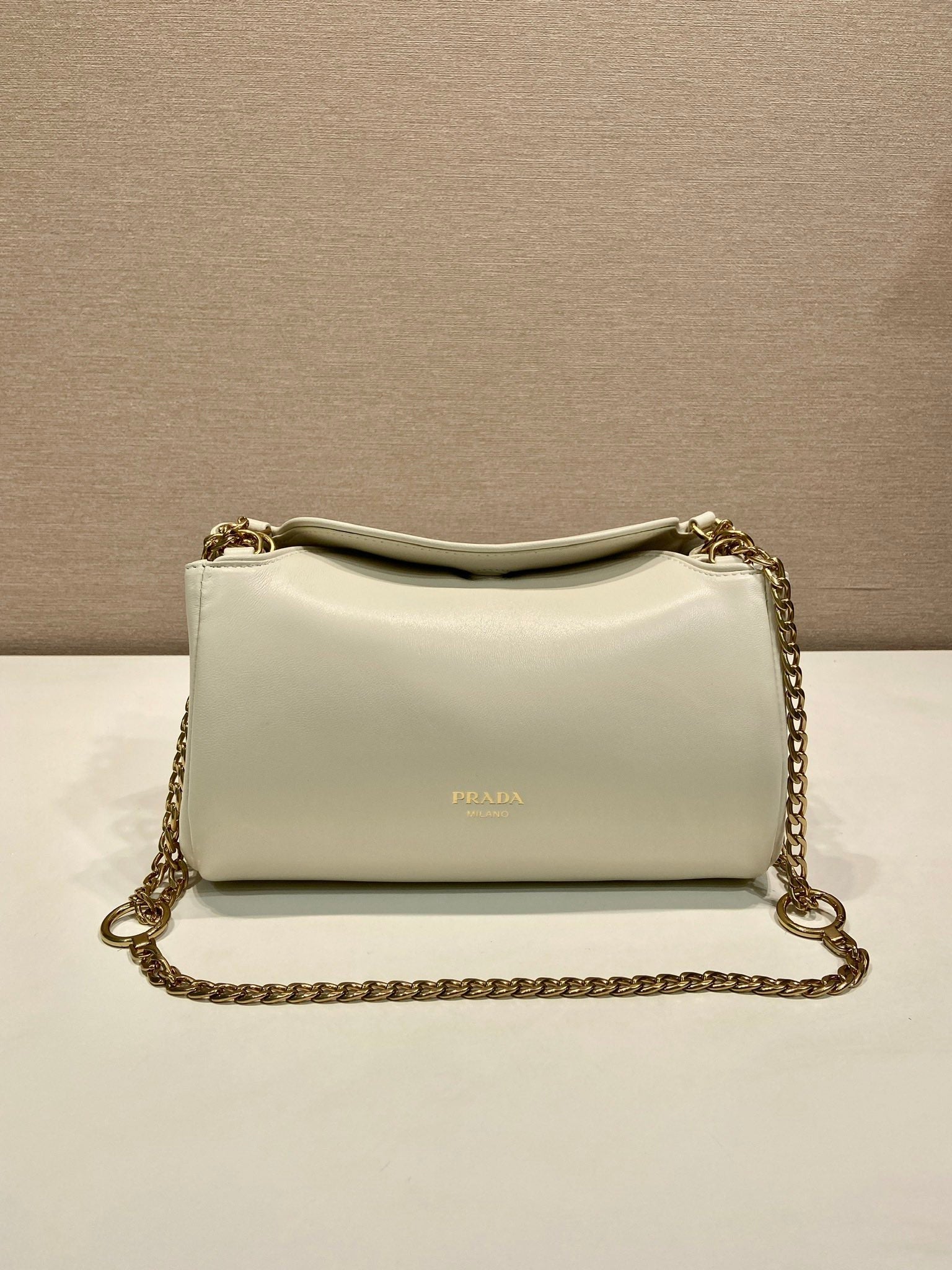 PRA Tumulte bag 24 white leather 280839