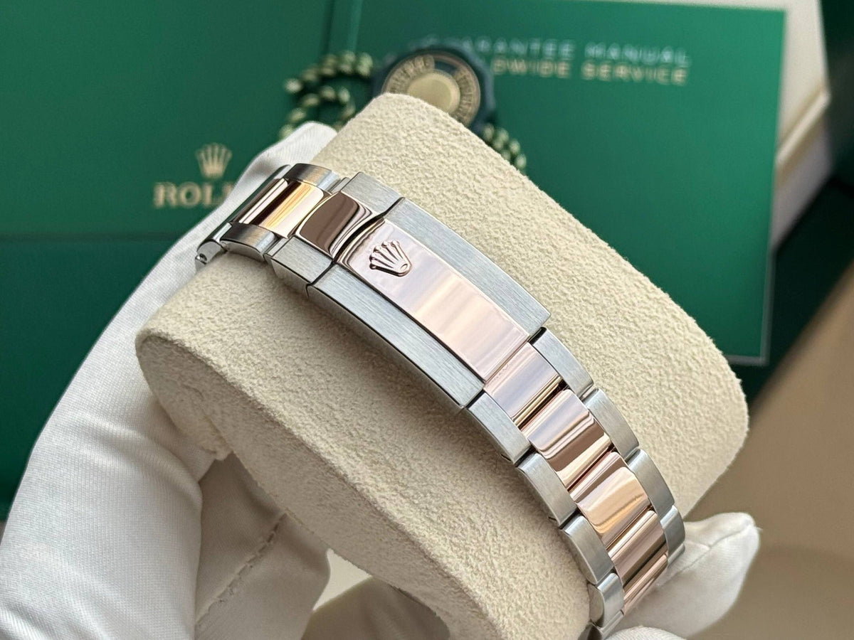 Rolex Datejust 36mm Stainless Steel and Rose Gold Rose VI IX Roman Oyster