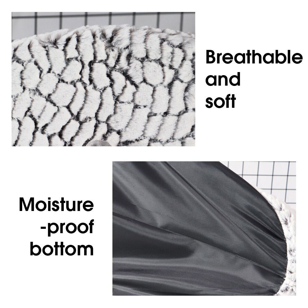 FISHIA - Lit d'Hiver pour Chat Design Poisson