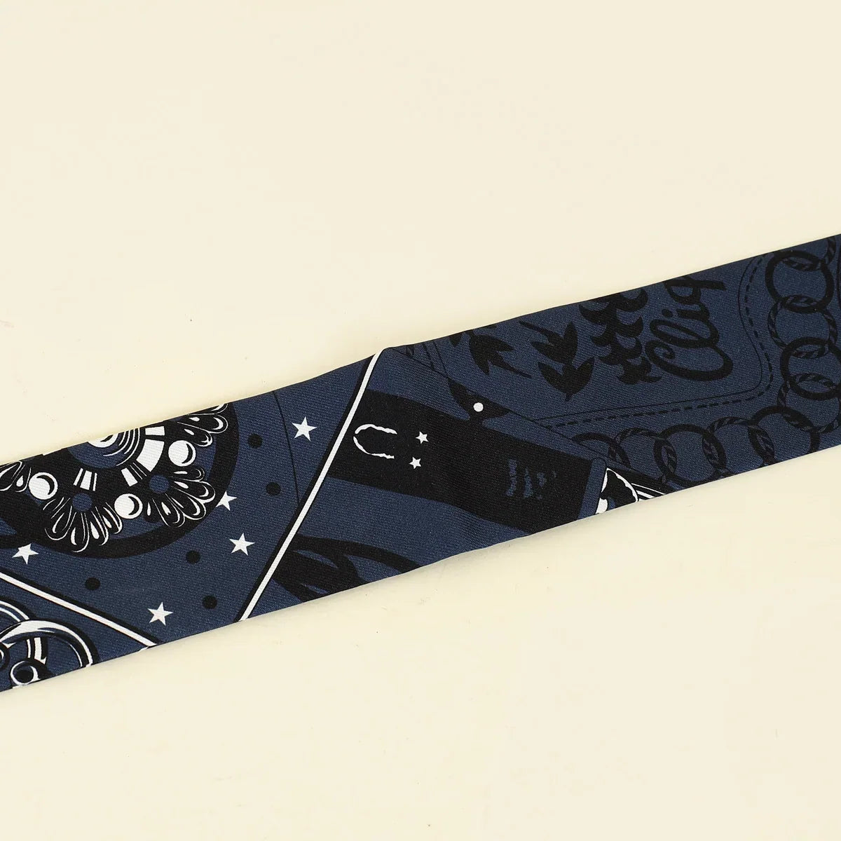Hermes 2026 Bandana Fringes Twilly Scarf 86cm Silk 217486