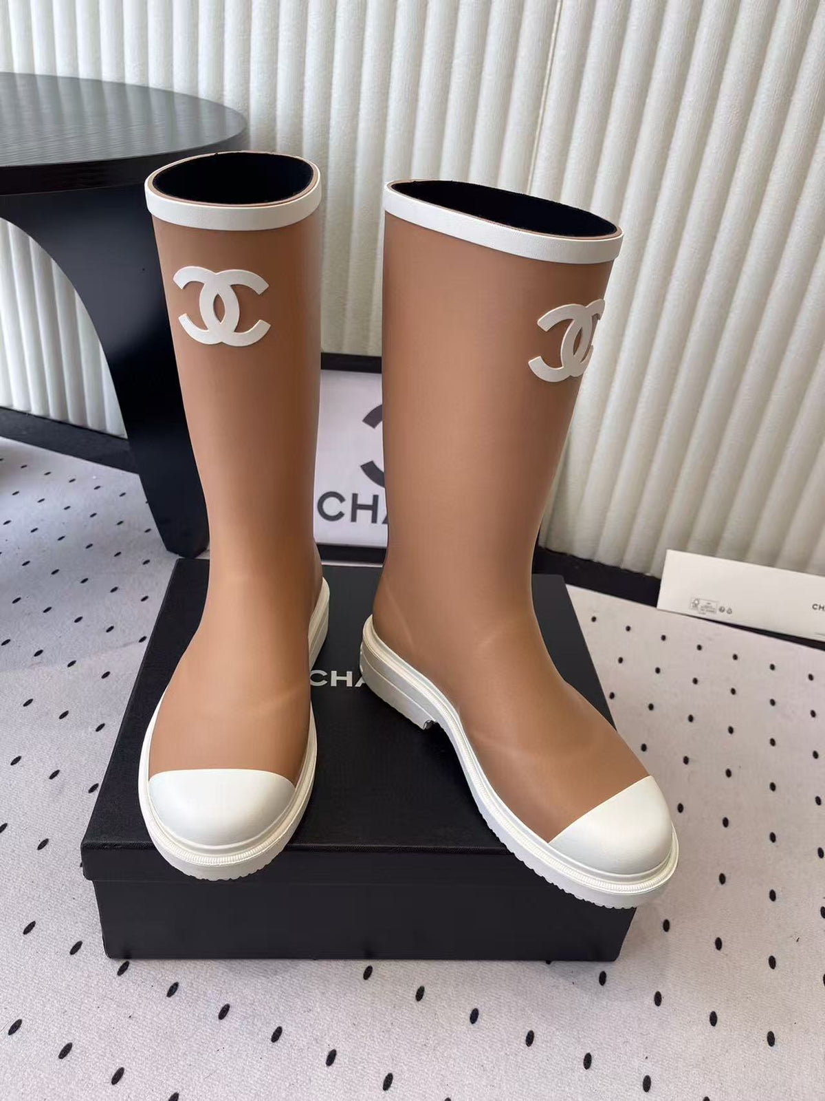 Chanel 2025 Rain Boot Rubber