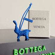 Bottega Veneta Rabbit Charm Blue Lambskin