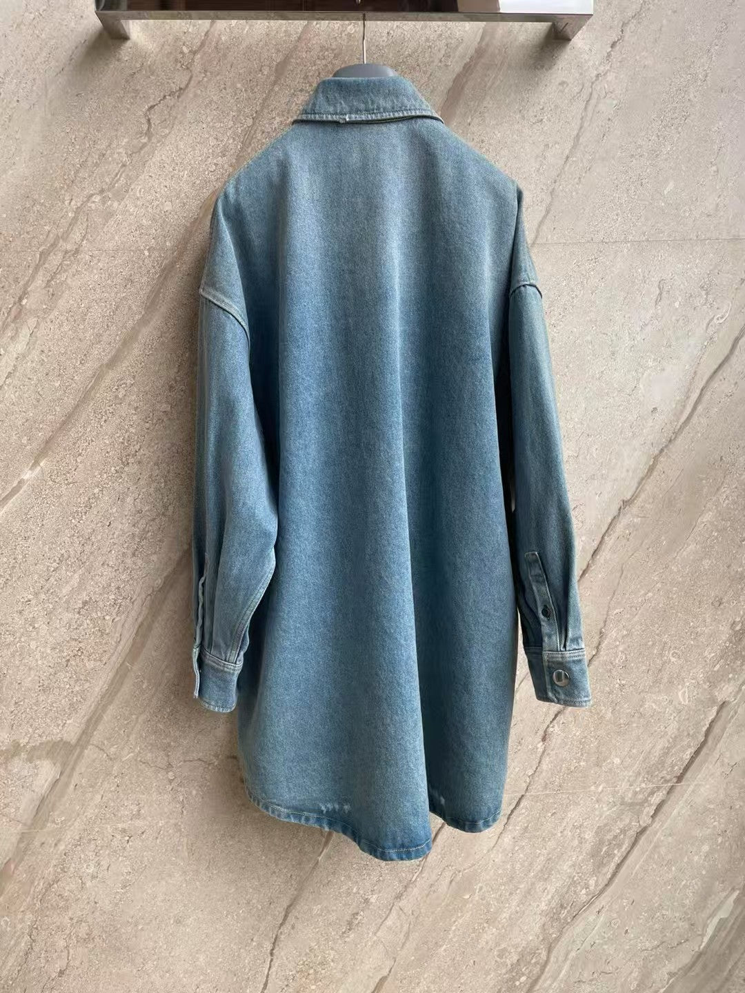 Prada 2026 Denim Shirt Blue Cotton