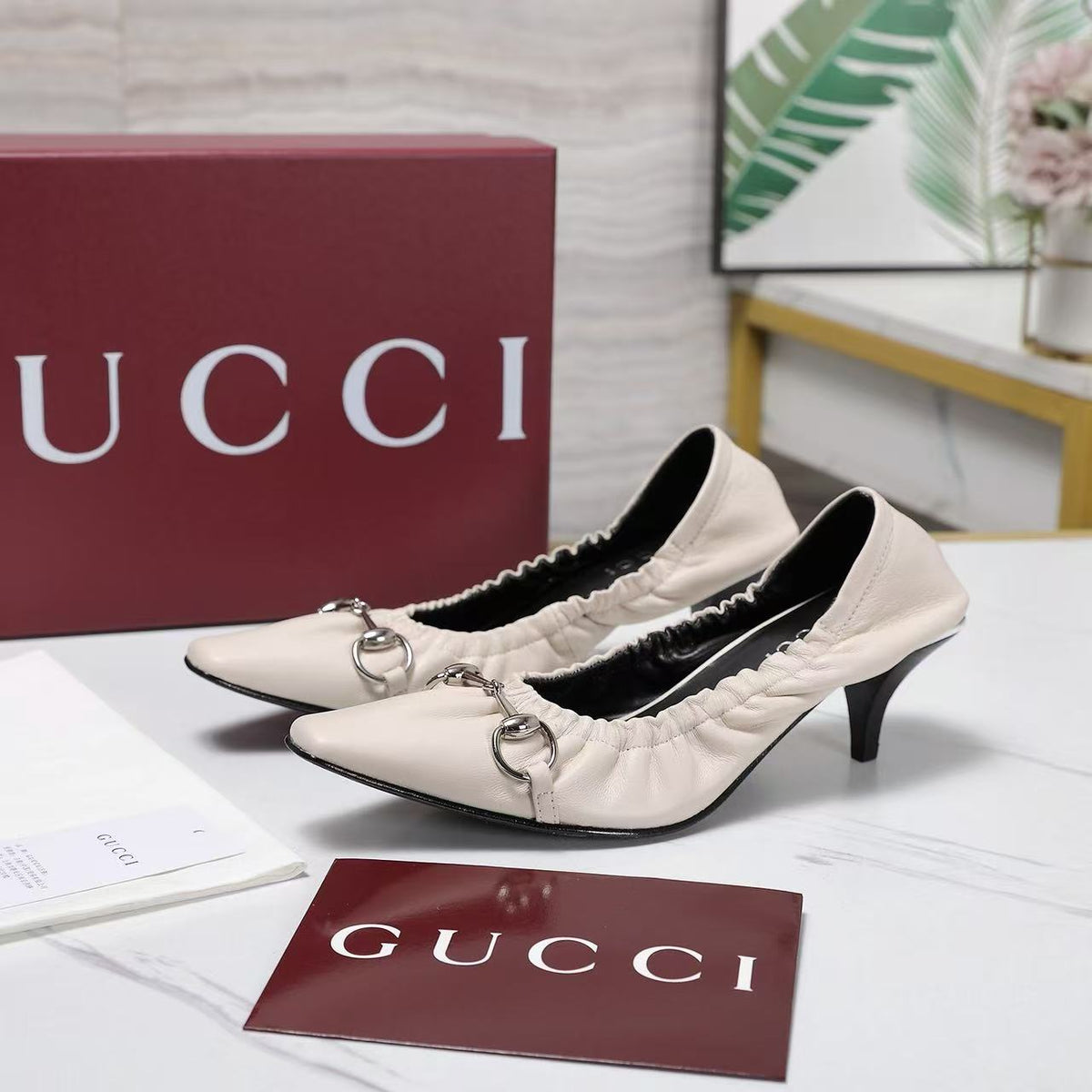 Gucci 2026 Vittoria Pump 55mm Suede Leather