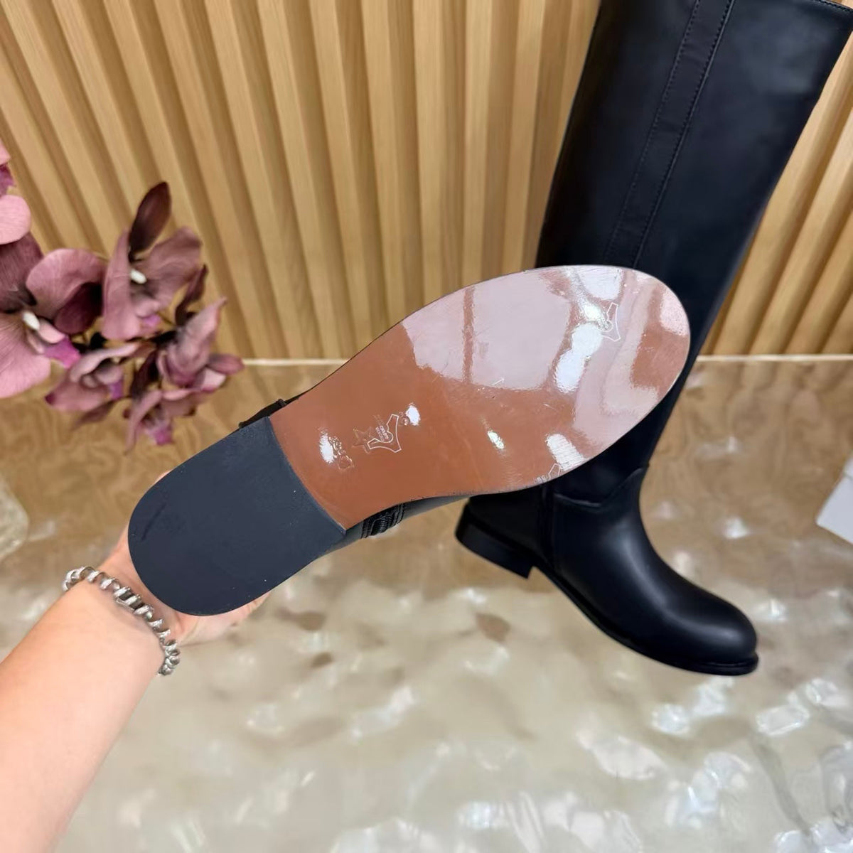 Dior 2026 Diorly Boot Black Shiny Calfskin