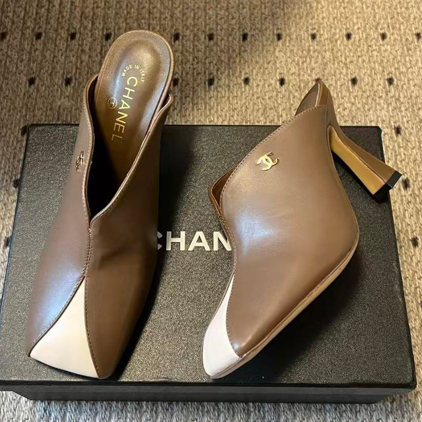 Chanel 2026 Mules 90mm Calfskin