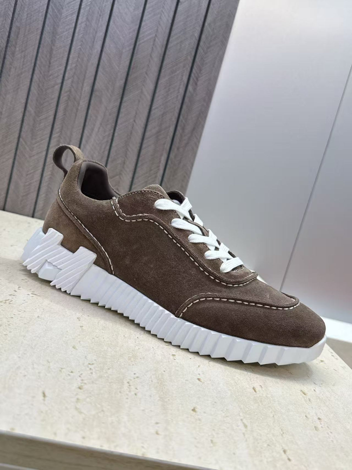 Hermes 2026 Next Sneaker Coffee Suede