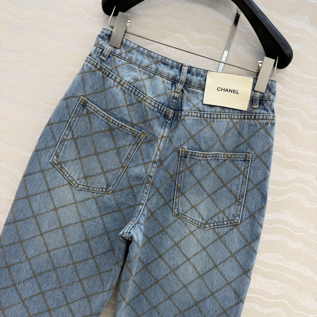 Chanel 2026 Set Blue Denim Cotton