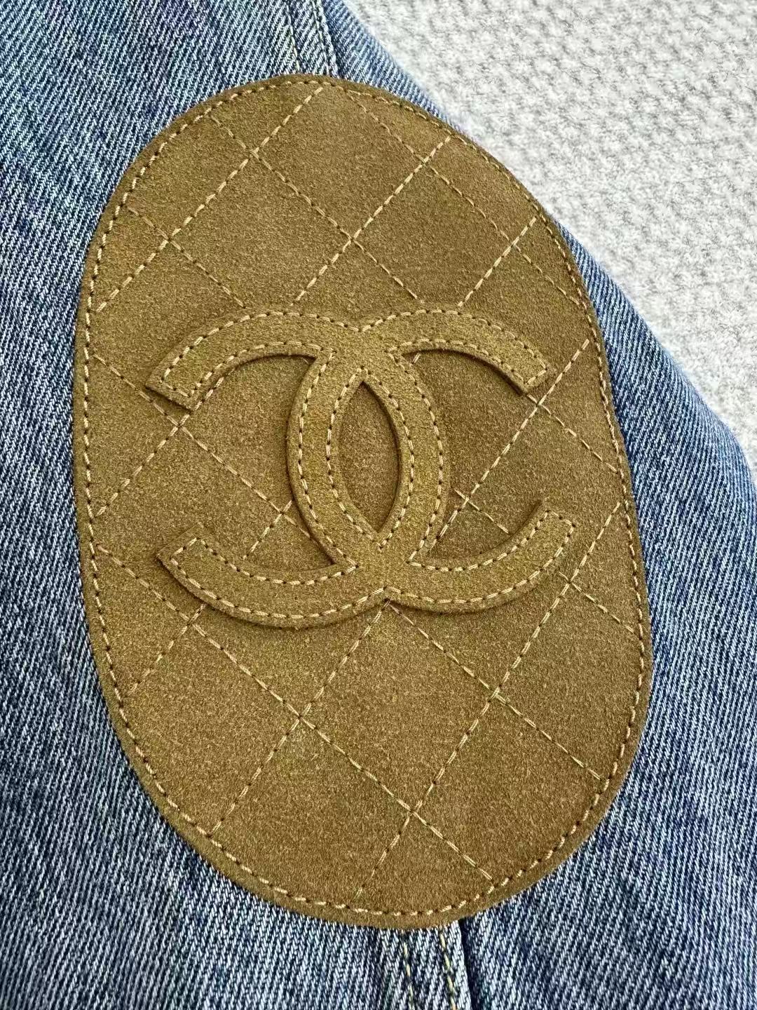 Chanel 2026 Denim Shirt Blue Cotton
