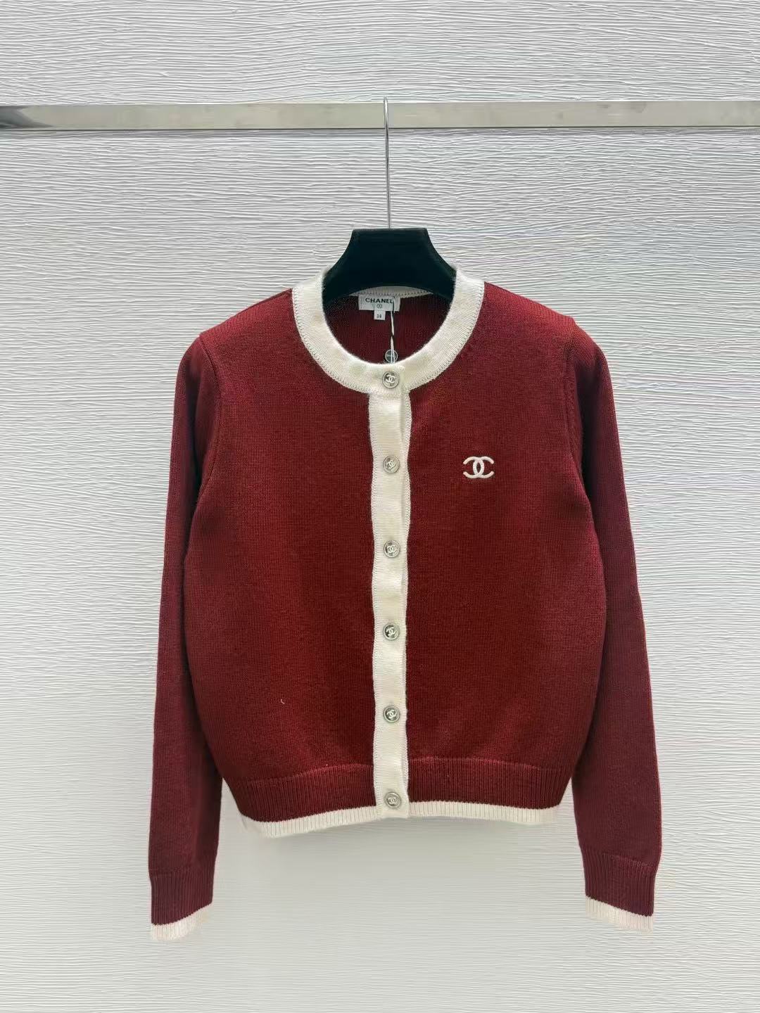 Chanel 2026 Bicolor Cardigan Wool