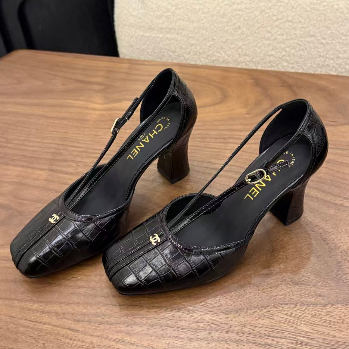 Chanel 2026 Mary Jane Slingback 85mm Leather 895338