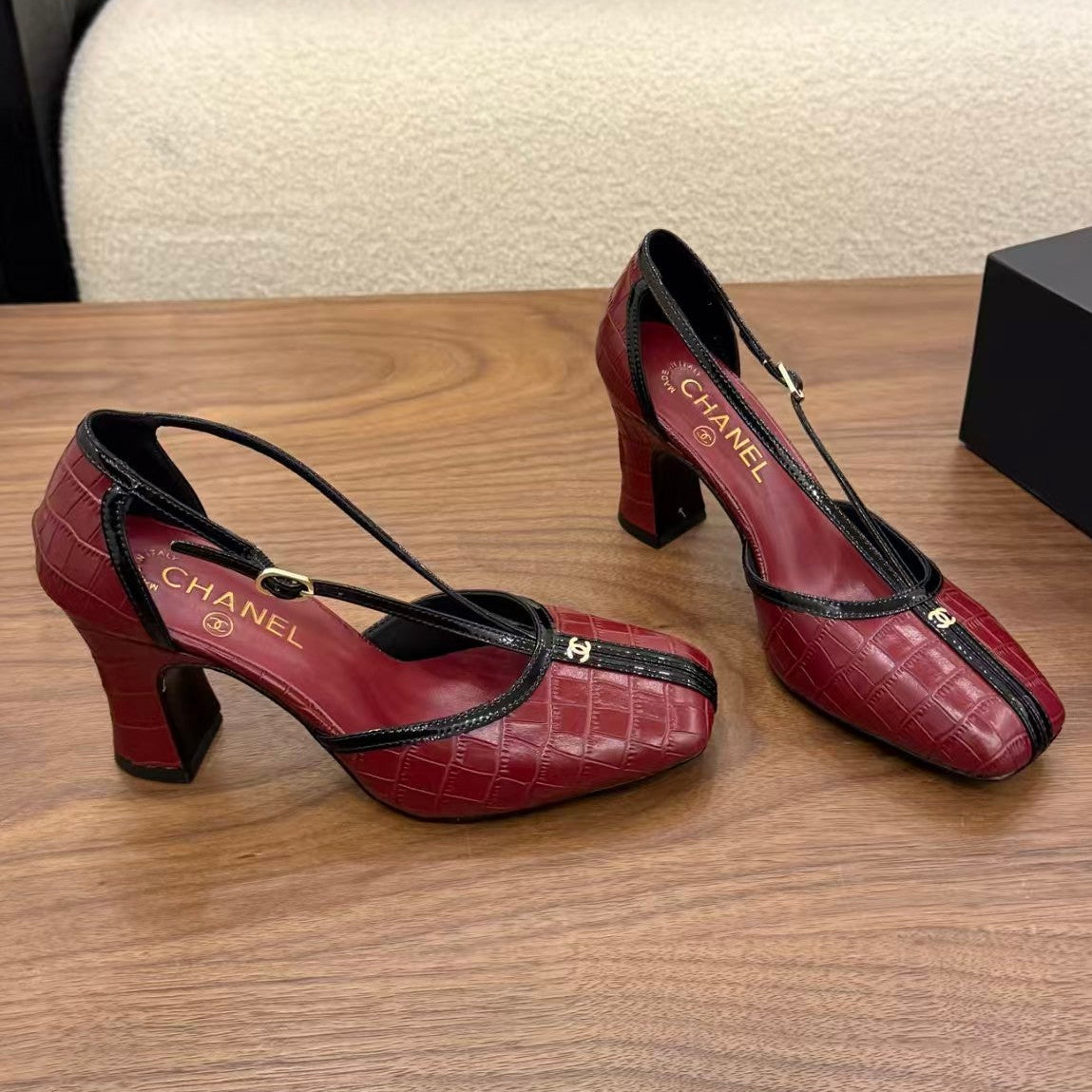 Chanel 2026 Mary Jane Slingback 85mm Leather 895338