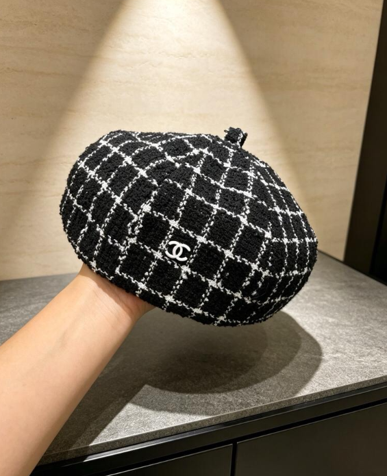 Chanel 2026 Beret Hat Tweed