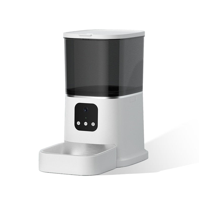 Distributeur automatique croquette pour chat avec caméra vidéo