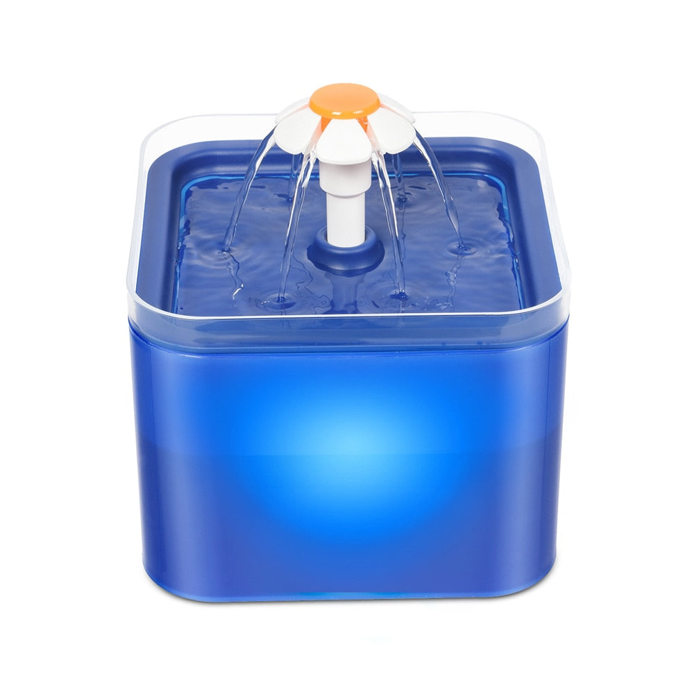 NIGHTY - Fontaine à eau automatique 2L avec éclairage LED