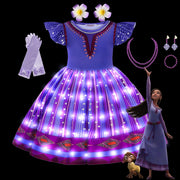 LED Light Up Princess Wish Asha Dress