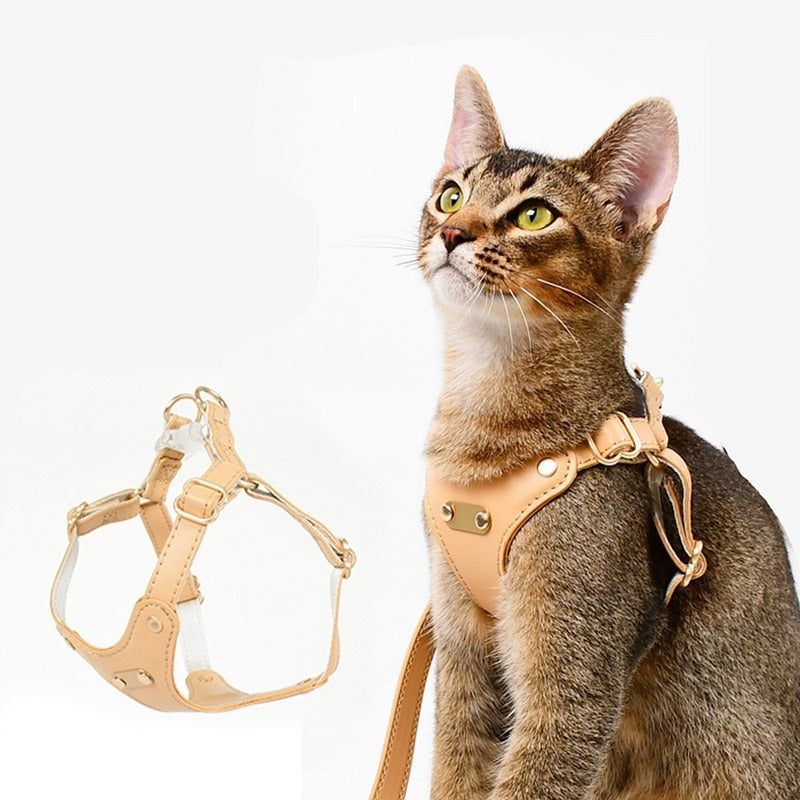 Harnais luxe cuir souple réglable