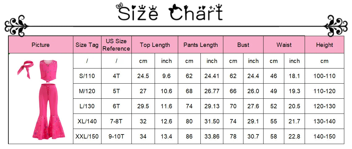 Barbie Pink Plaid Dress and Starry Pink Vest - Perfect for Birthday Party