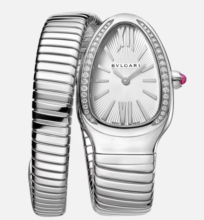 serpenti tubogas 35mm diamond stainless steel