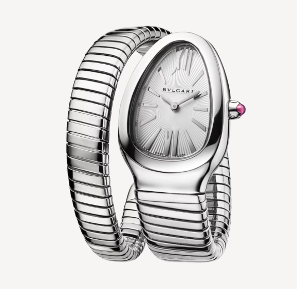 Bulgari Serpenti Tubogas 35mm Silver Dial Watch
