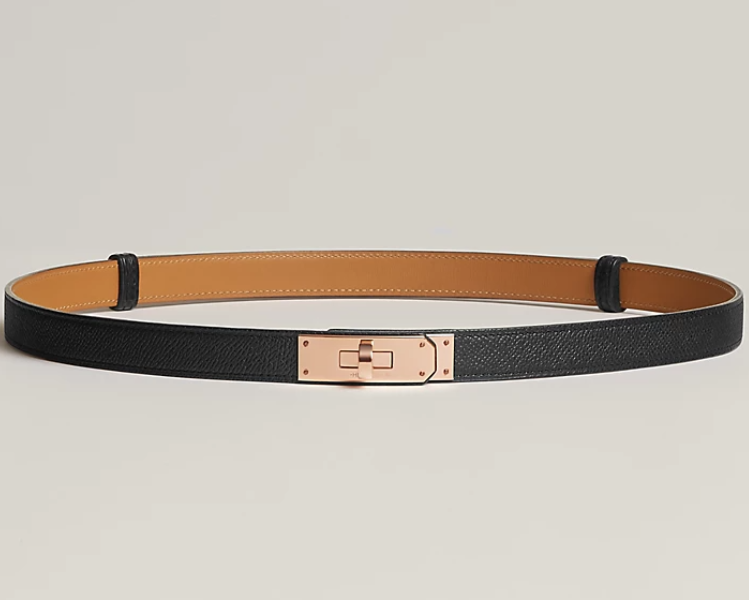 hm kelly belt 18mm black epsom leather