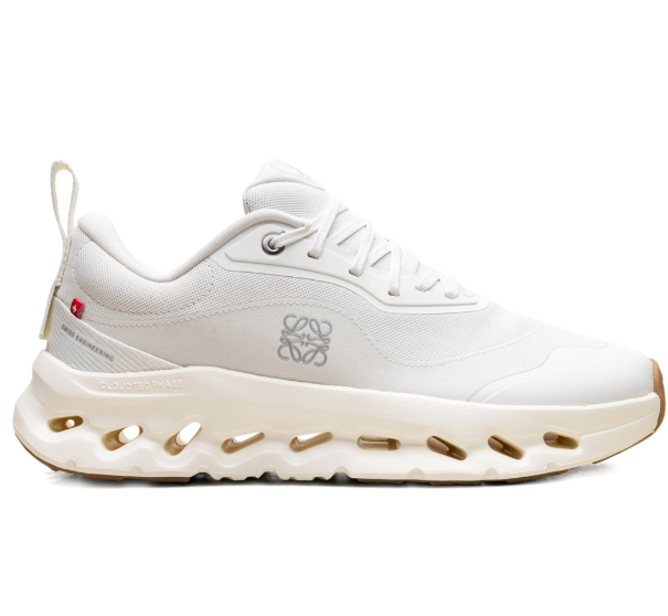 On x Loewe Cloudtilt 2.0 Sneakers In All White Fabric Rubber