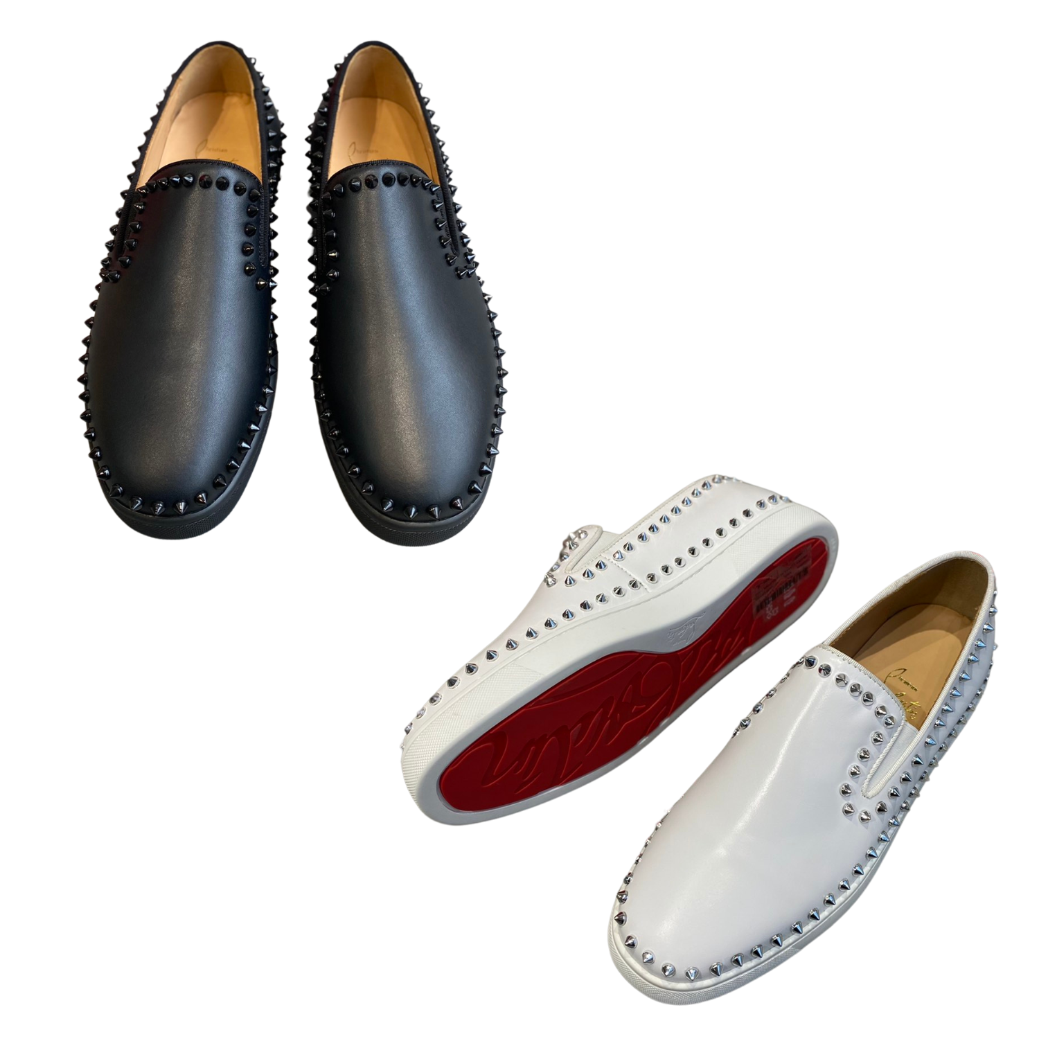 CL Loafers Cowhide and Spikes 242392