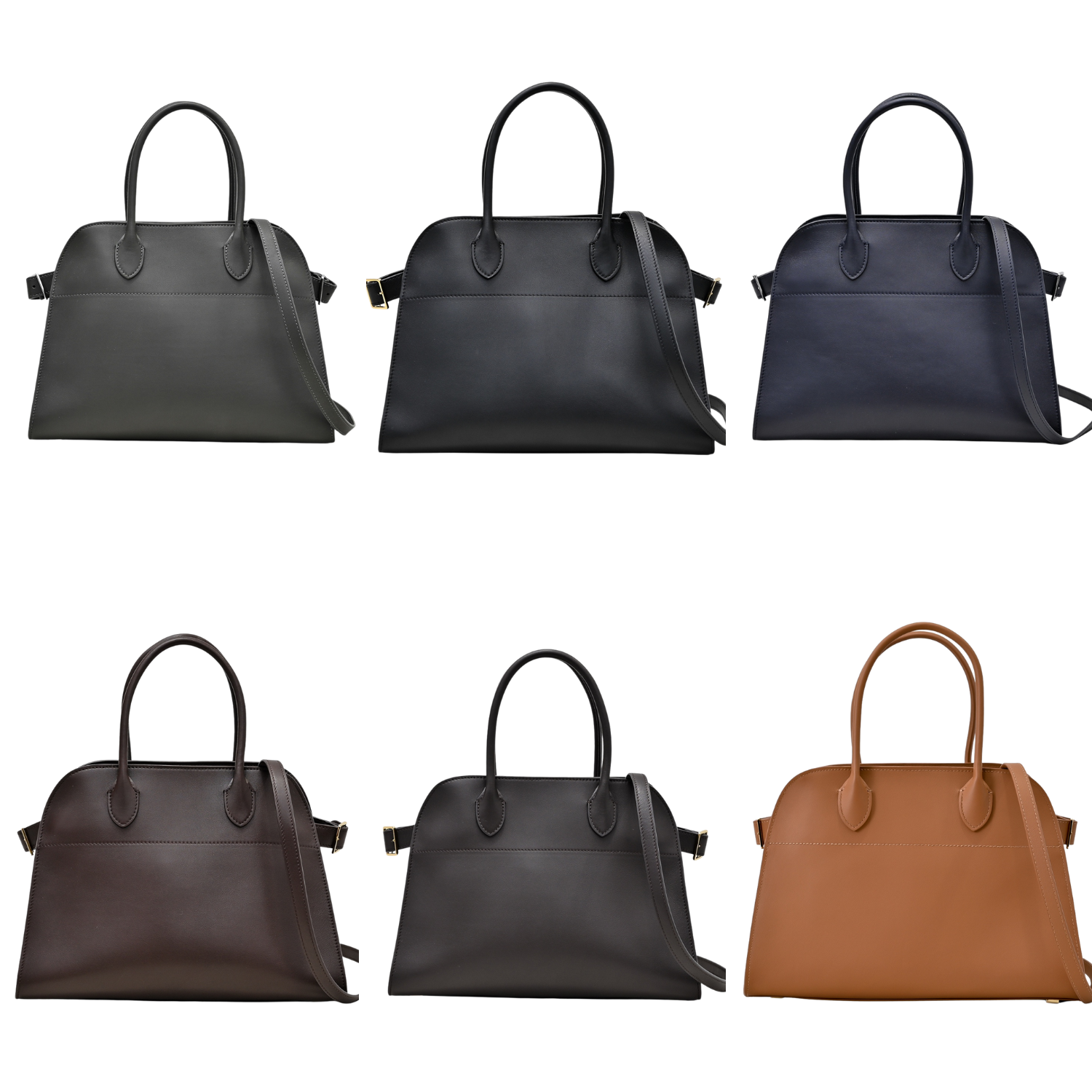 The Row Margaux 12 32cm Tote Bag In Calfskin