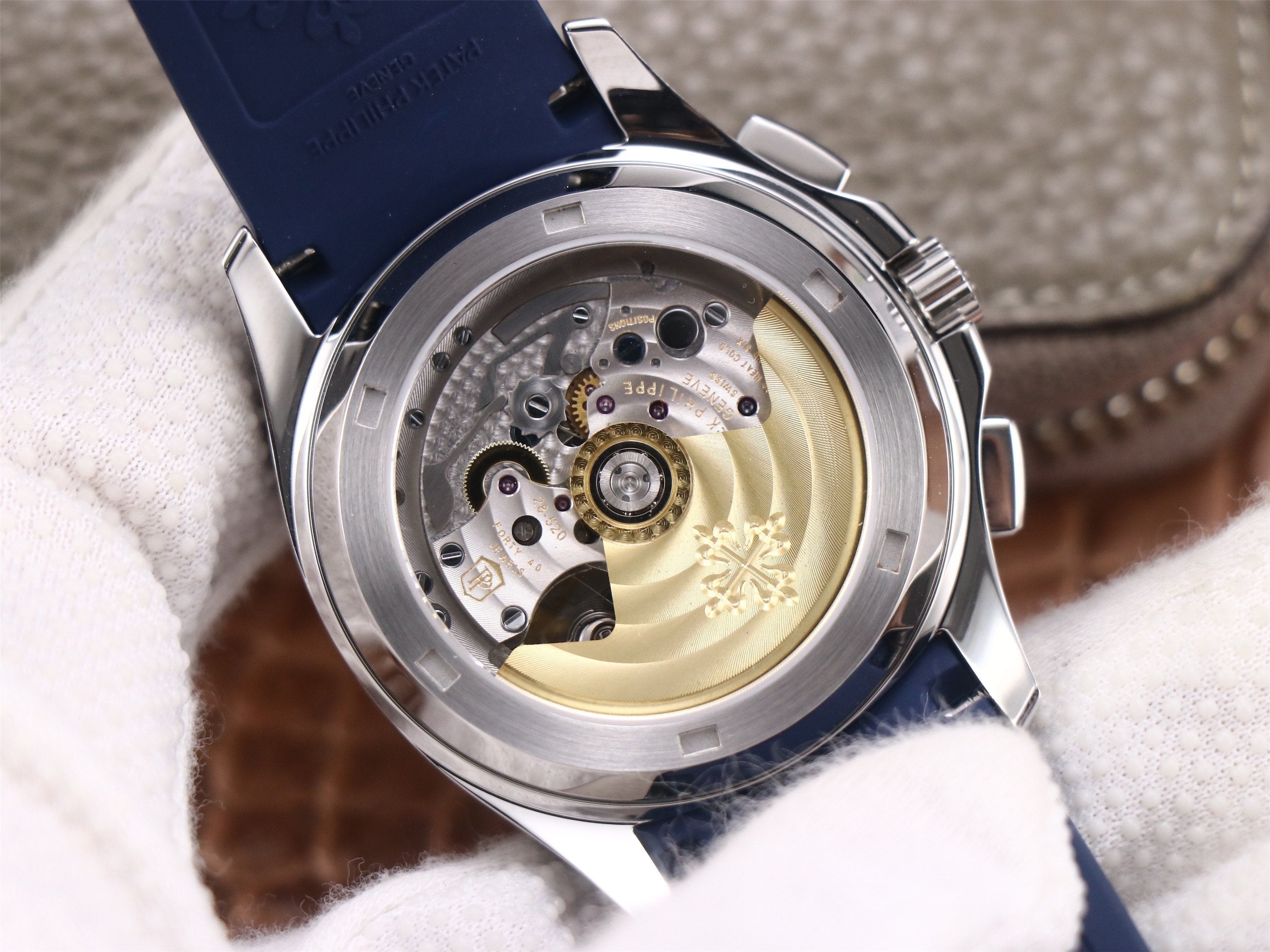 PATEK AQUANAUT CHRONOGRAPH STAINLESS STEEL BLUE