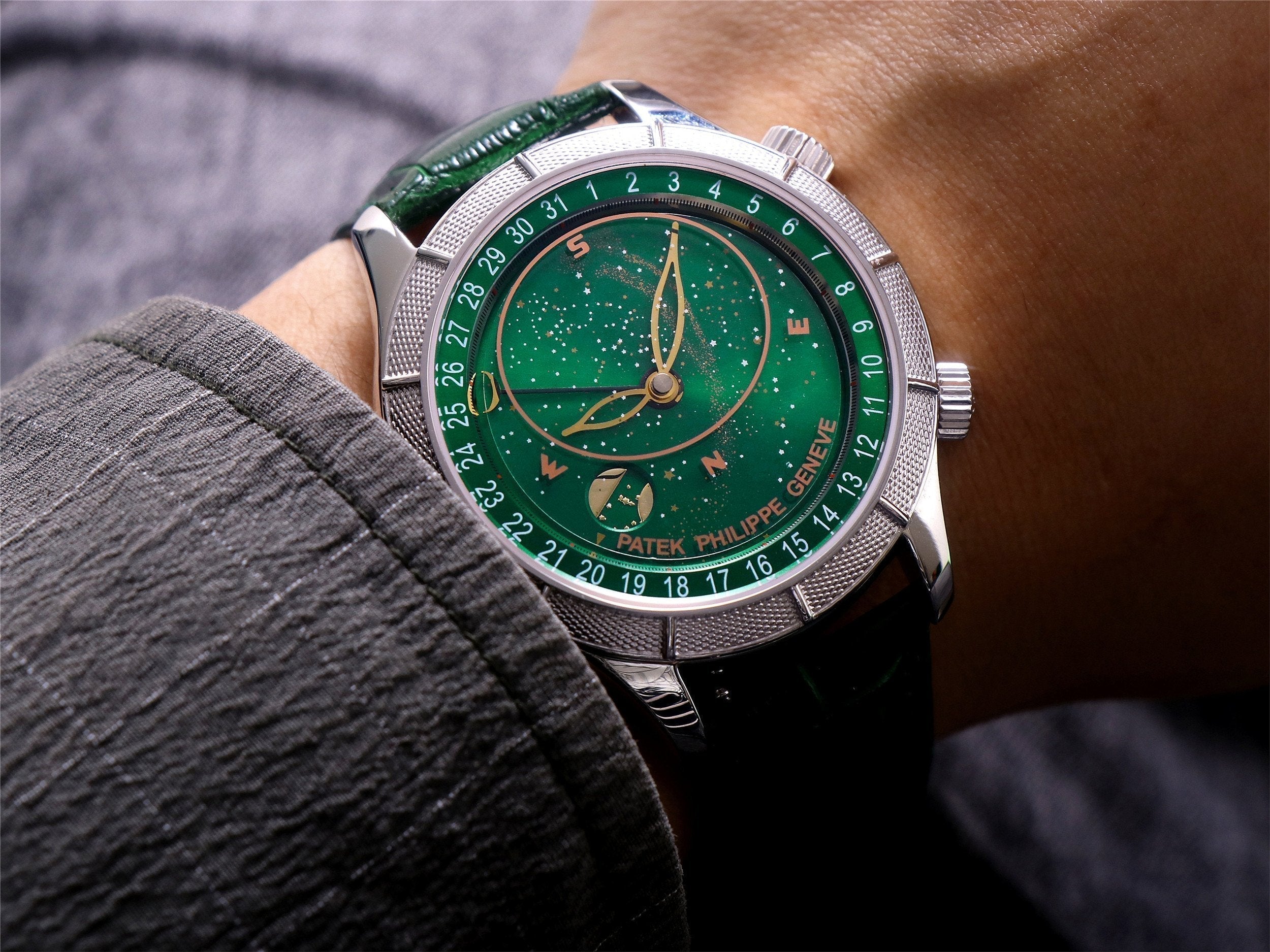 PATEK CELESTIAL GRAND COMPLICATIONS STEEL GREEN DIAL