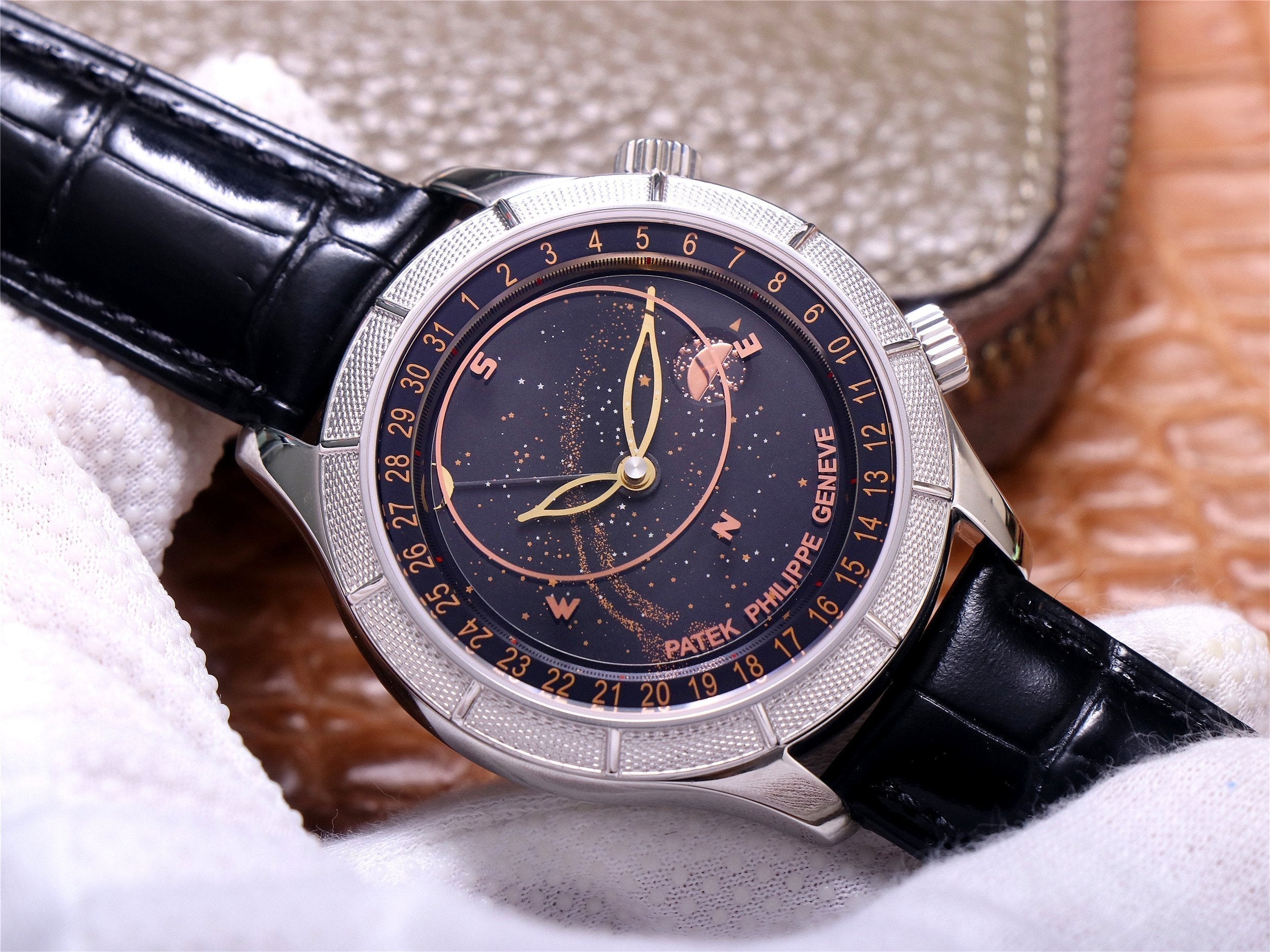 PATEK CELESTIAL GRAND COMPLICATIONS STEEL BLACK DIAL