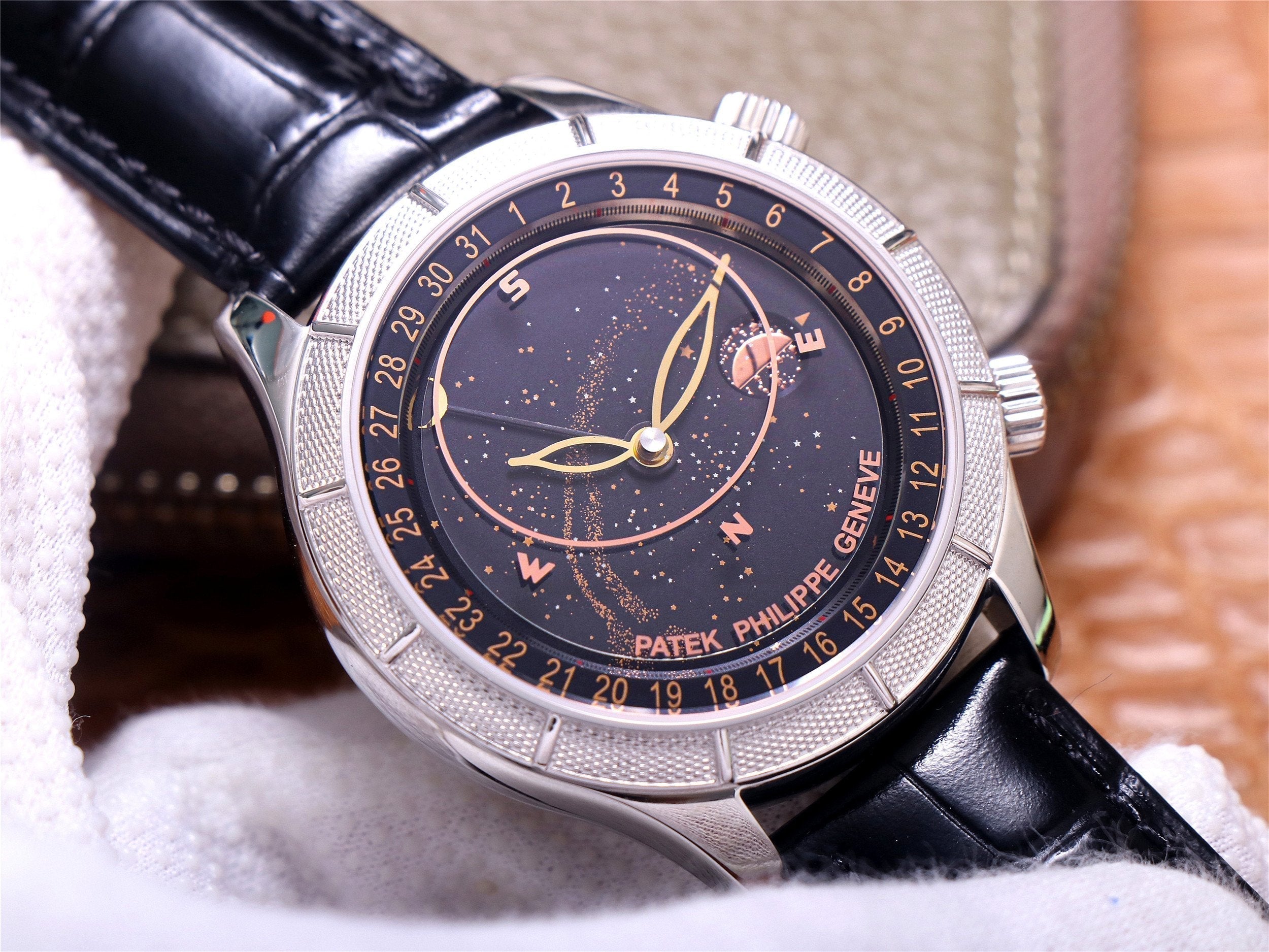 PATEK CELESTIAL GRAND COMPLICATIONS STEEL BLACK DIAL