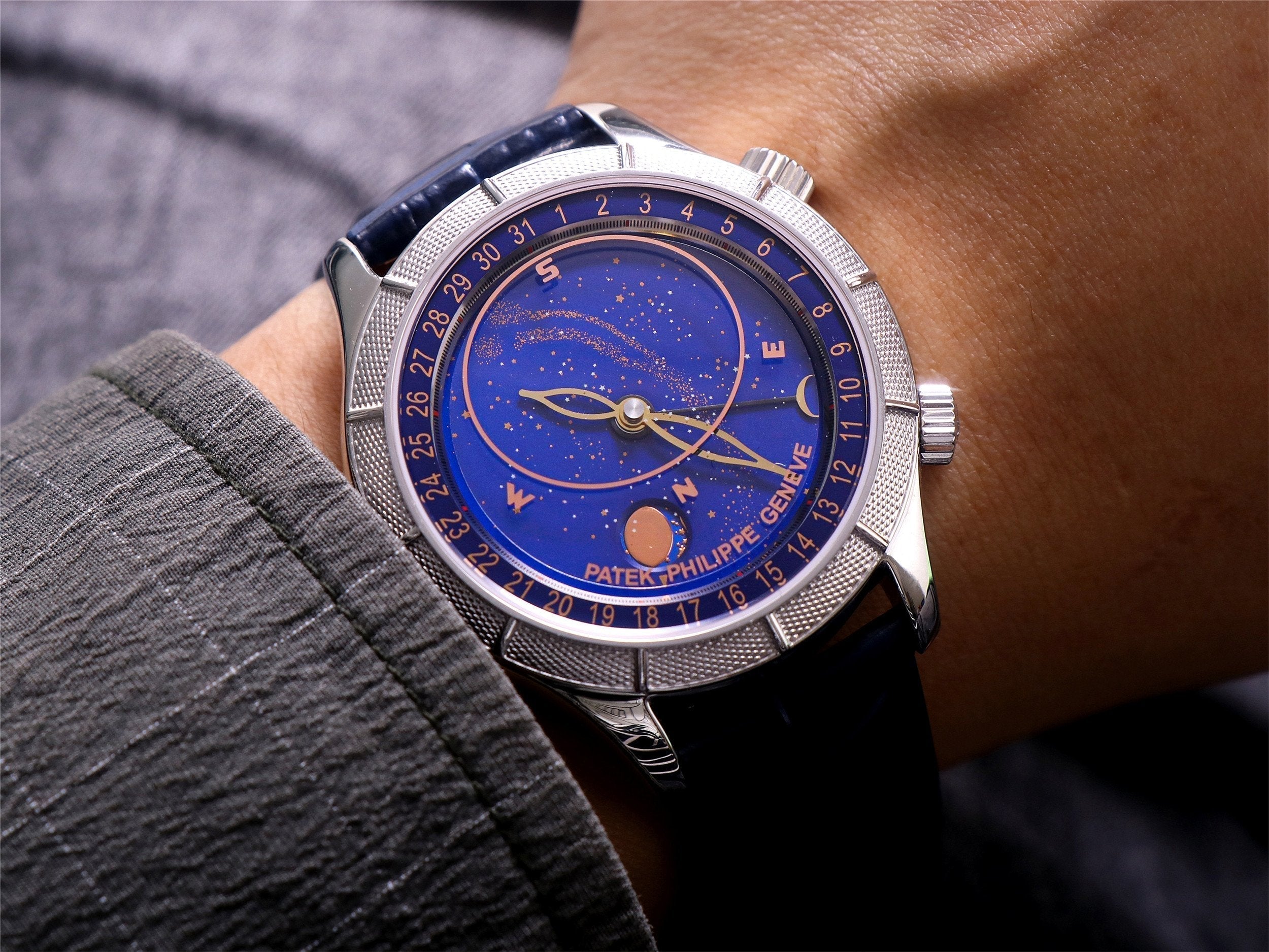 PATEK CELESTIAL GRAND COMPLICATIONS STEEL BLUE DIAL