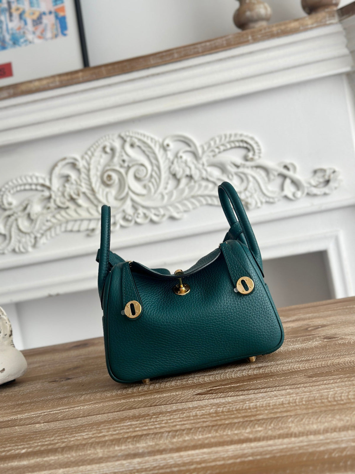 High-end Hermes 2026 Lindy Bag 19cm Togo Leather 2