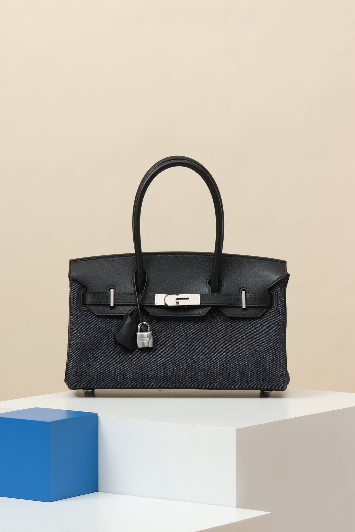 High-end Hermes 2026 Shoulder Birkin Light 29cm Swift Calfskin And Canvas