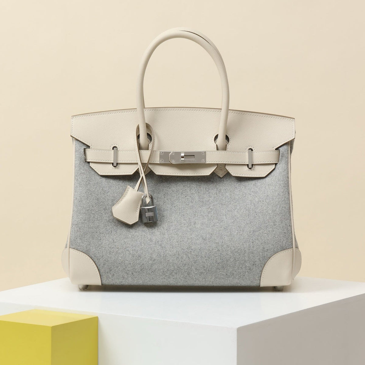 High-end Hermes 2026 Birkin 30cm Felt/Swift Leather