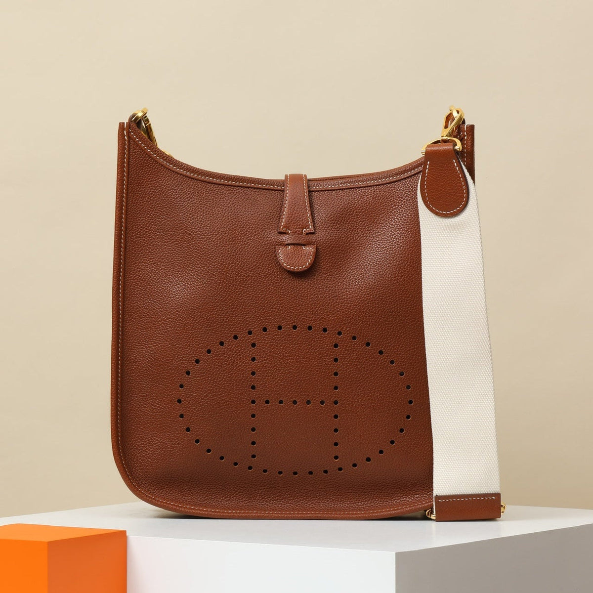 High-end Hermes 2026 Evelyne 30cm Clemence Calfskin