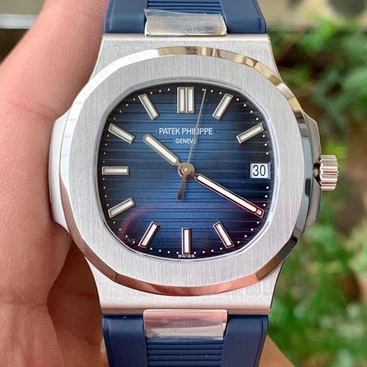 PATEK NAUTILUS 5711 STAINLESS STEEL RUBBER STRAP
