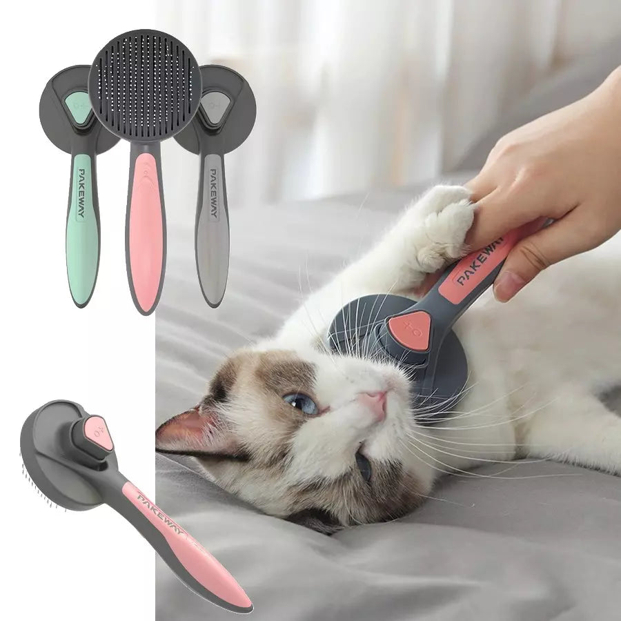 IKEO - Brosse toilettage démêlante et massante