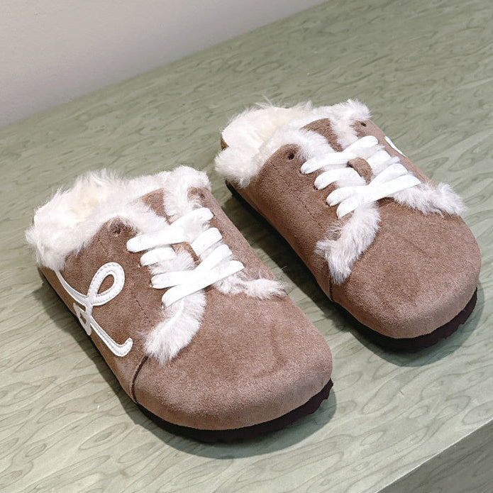Loewe 2026 Birkenstock Furry Mule Suede 654285