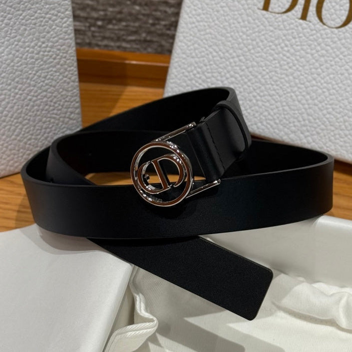 Dior 2026 Montaigne Reversible Belt 25mm Cowhide 193847