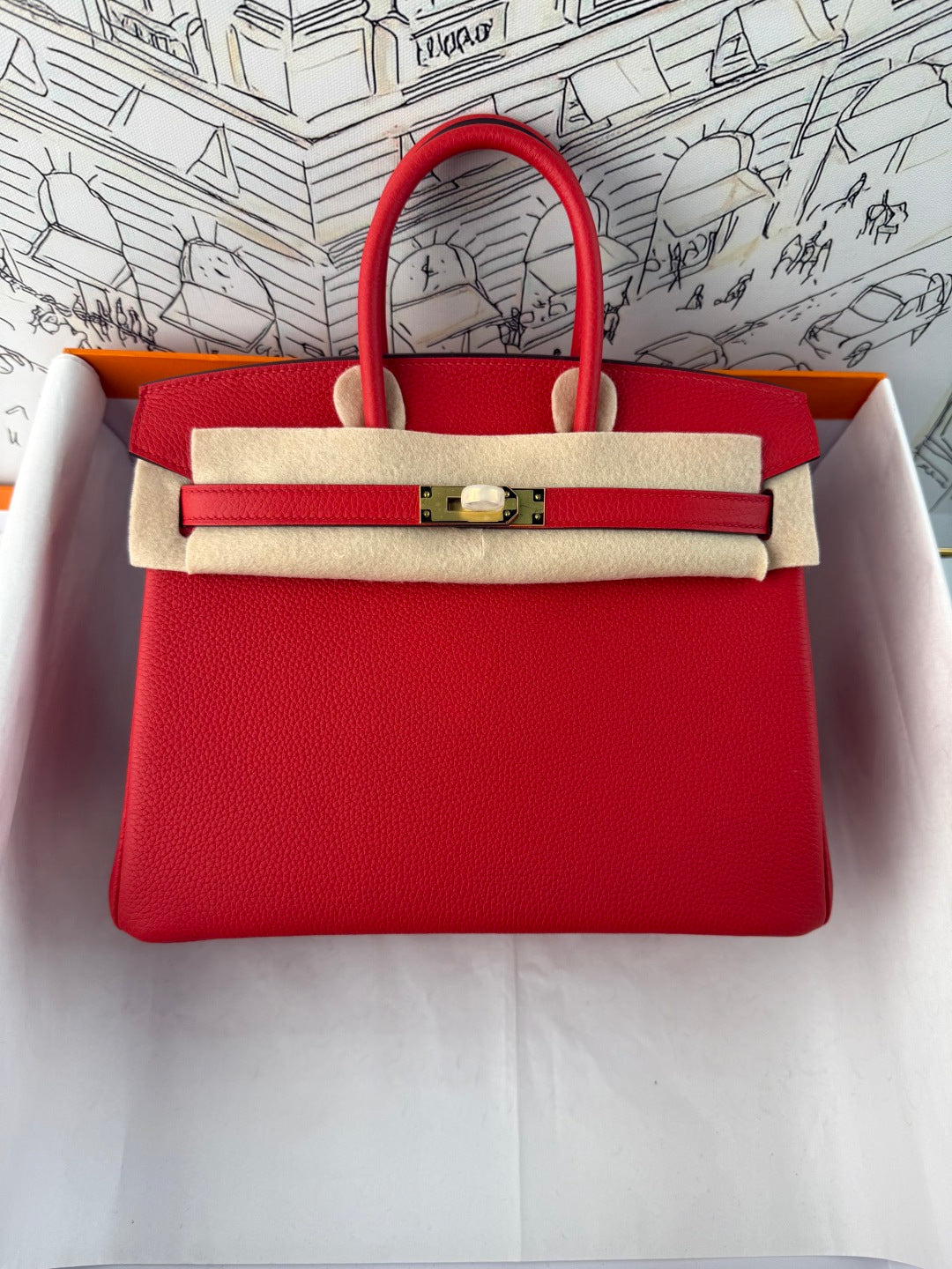 High-end Hermes 2026 Birkin Bag 25cm Togo Leather