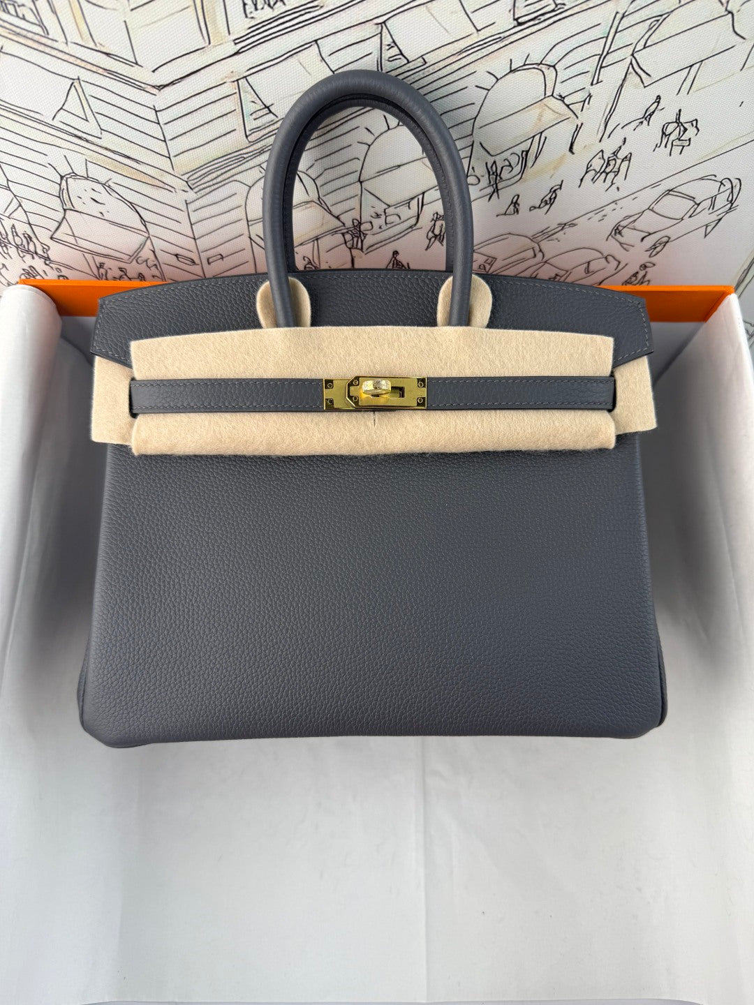 High-end Hermes 2026 Birkin Bag 25cm Togo Leather