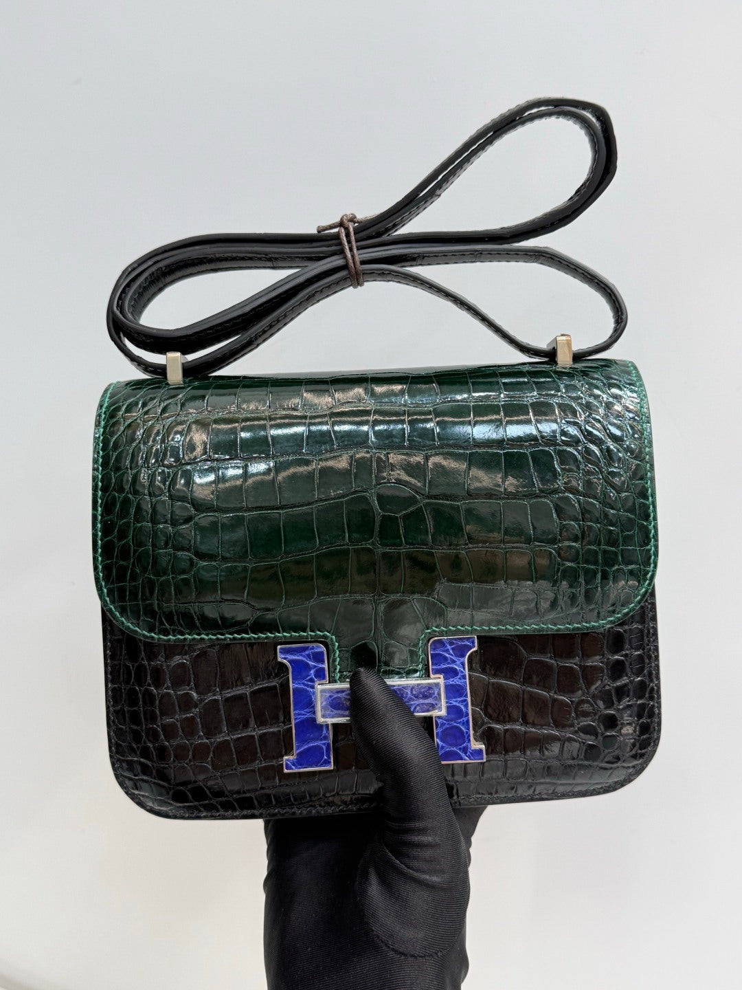 High-end Hermes 2026 Constance Bag 19cm Crocodile Leather