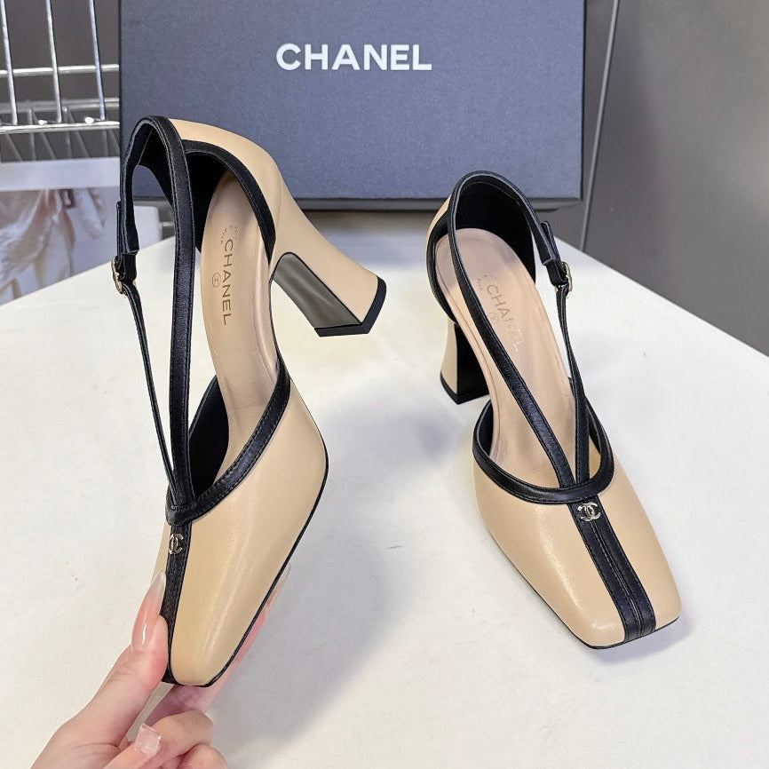 Chanel 2026 Mary Jane Slingback 85mm Leather 895338
