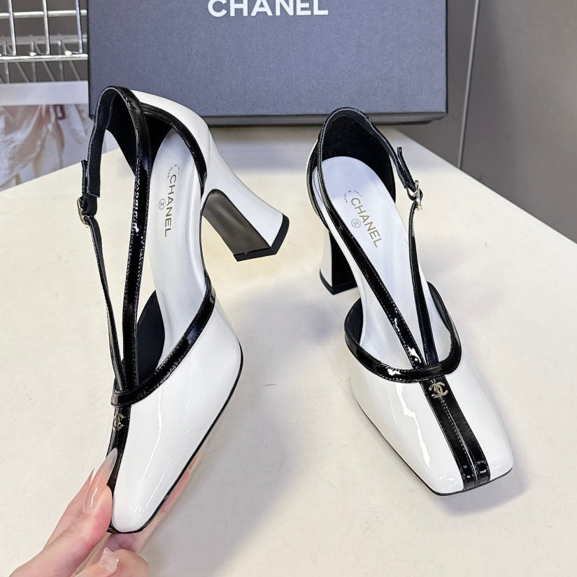 Chanel 2026 Mary Jane Slingback 85mm Leather 895338