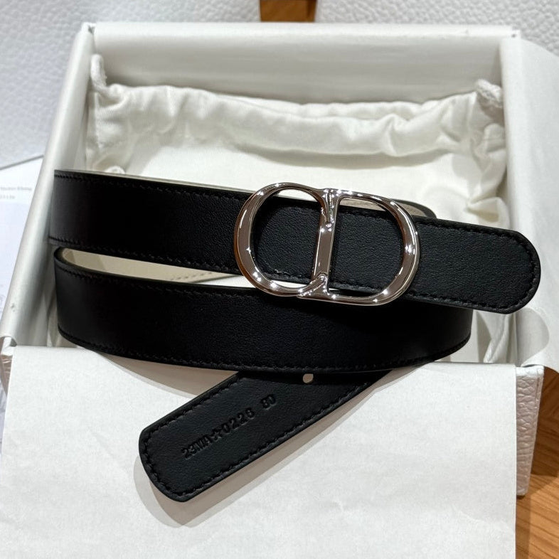 Dior 2026 30 Montaigne Reversible Belt 20mm Leather 215407