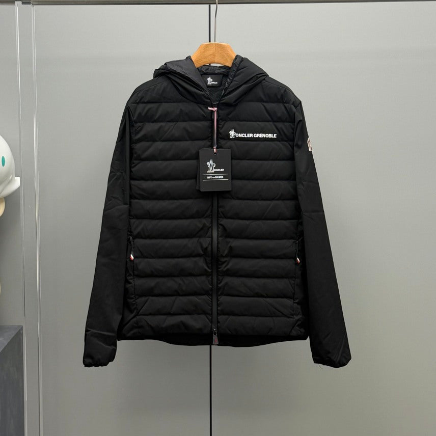 Moncler 2026 Padded Zip-Up Hoodie Jacket Nylon Down